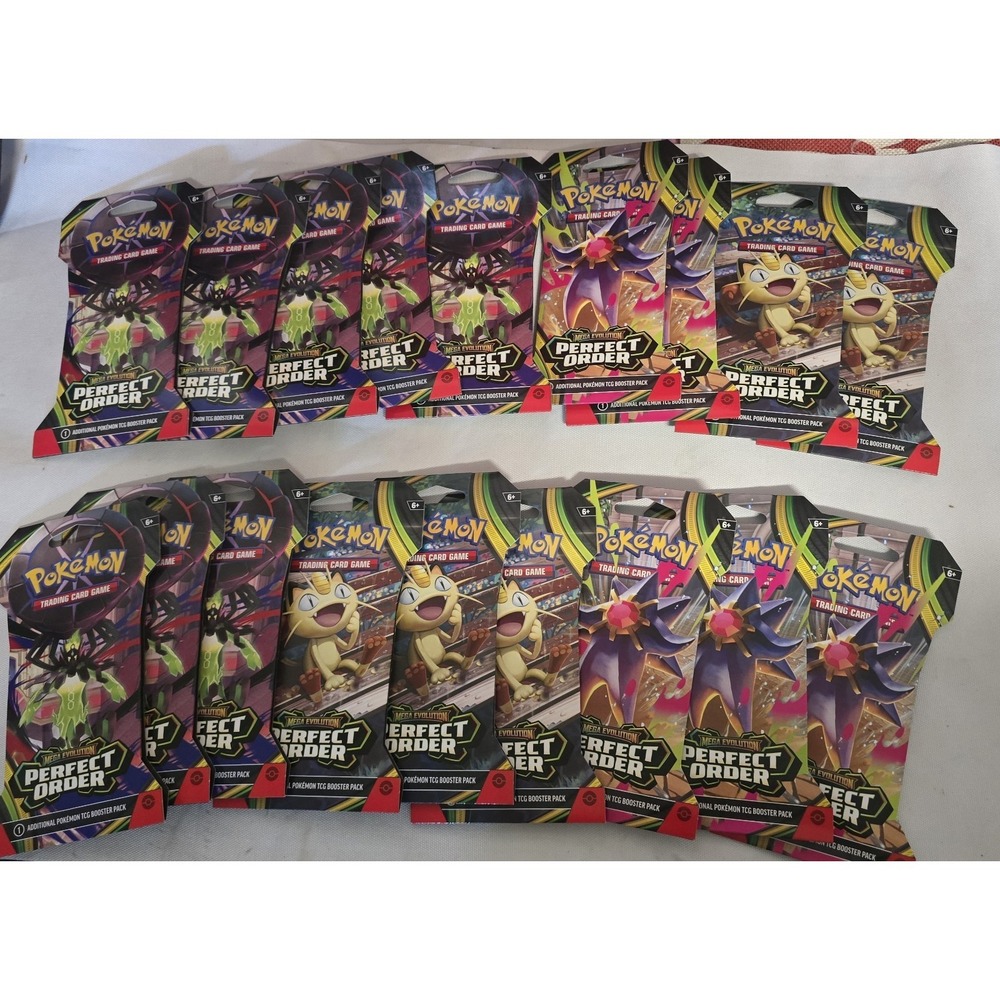 18x PERFECT ORDER Sealed BOOSTER PACKS (Box Lot)